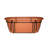 Lucca Self-Watering Plastic Indoor/Outdoor Oval Balcony Box Planter with Metal Hanging Bracket-196913514