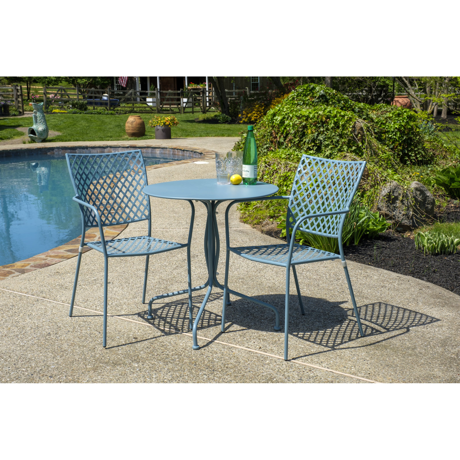 Bettie Stacking Patio Dining Armchair