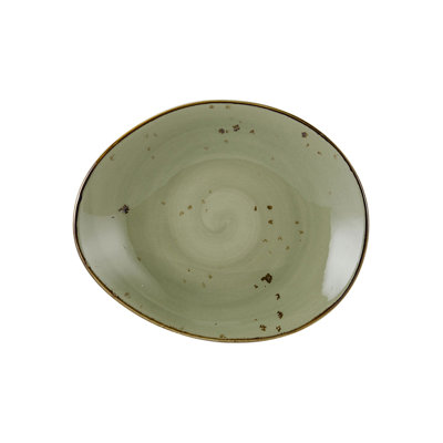 Artisan 10-Inch x 8-1/4-Inch x 1-3/4-Inch Ellipse Plate, 12