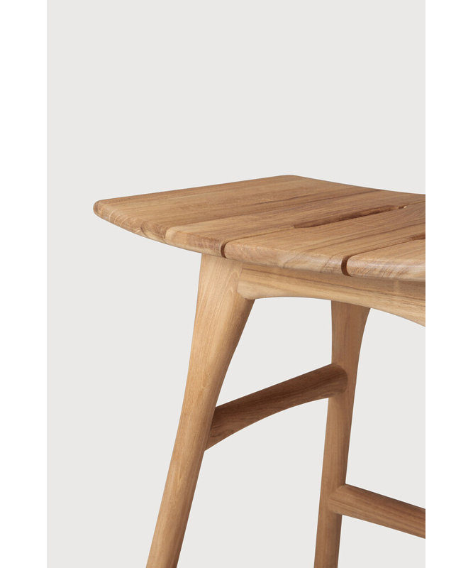 Osso Outdoor Teak Bar Stool