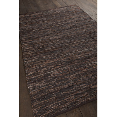 Bardette Faux Leather Indoor Rug