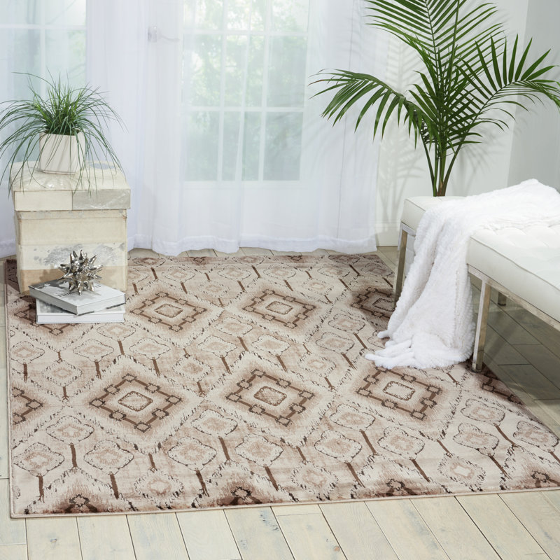 Ramas Machine Woven Beige Rug, Rectangle 239 x 320cm