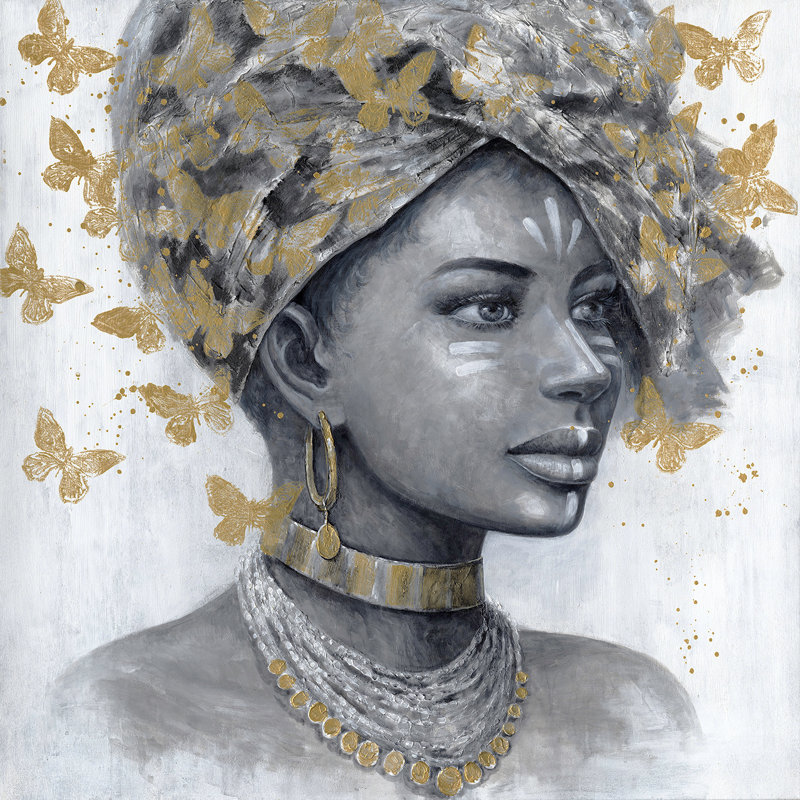 Portrait - Wrapped Canvas Painting