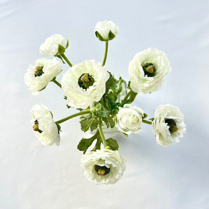 Ranunculus Silk Flowers in Vase