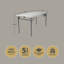 Demi-table pliante en plastique Frank-103688049