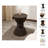 Solid Wood End Table | Handcrafted Artisanal Decorative End Table | 16x16x22"