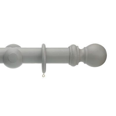 Keswick Wood 5cm Single Curtain Pole