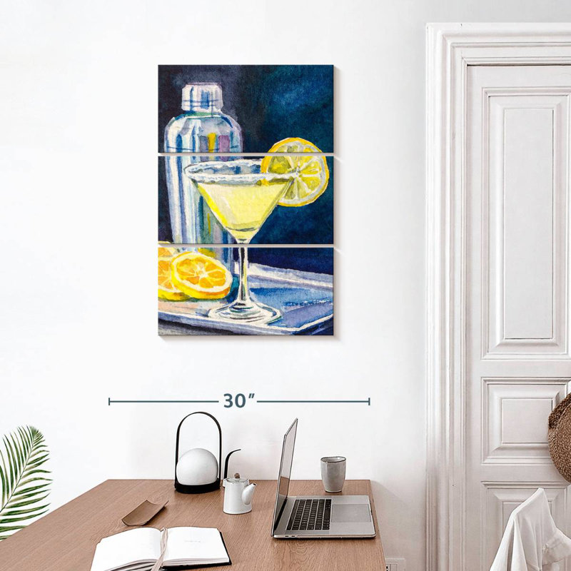 Yarlin Lemon Martini, 32" H x 20" W