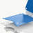 VOCIC Plastic / Acrylic Stackable Folding Chair