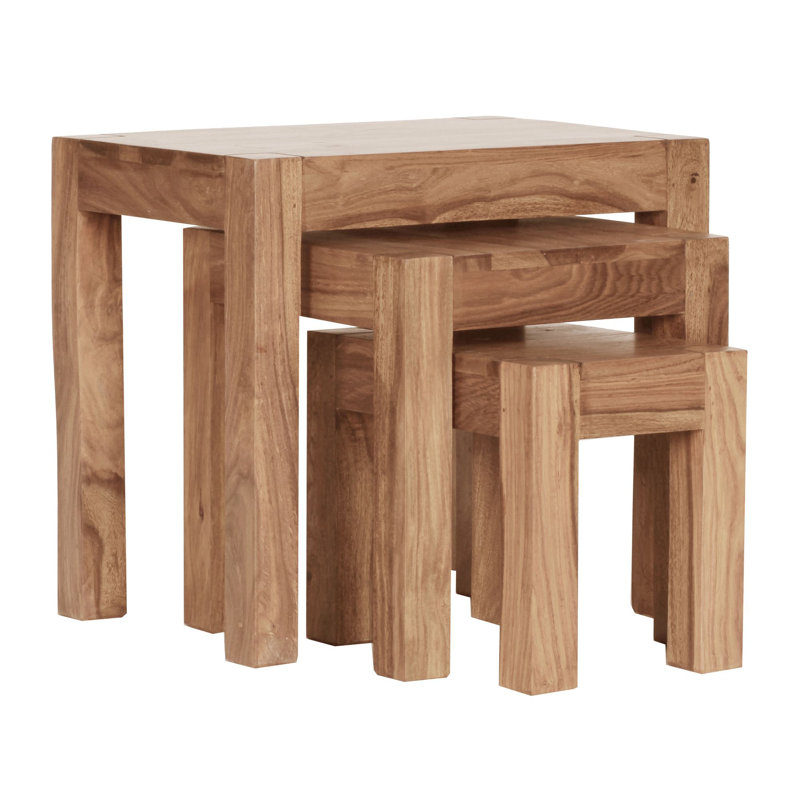 Mumbai End Table, Acacia