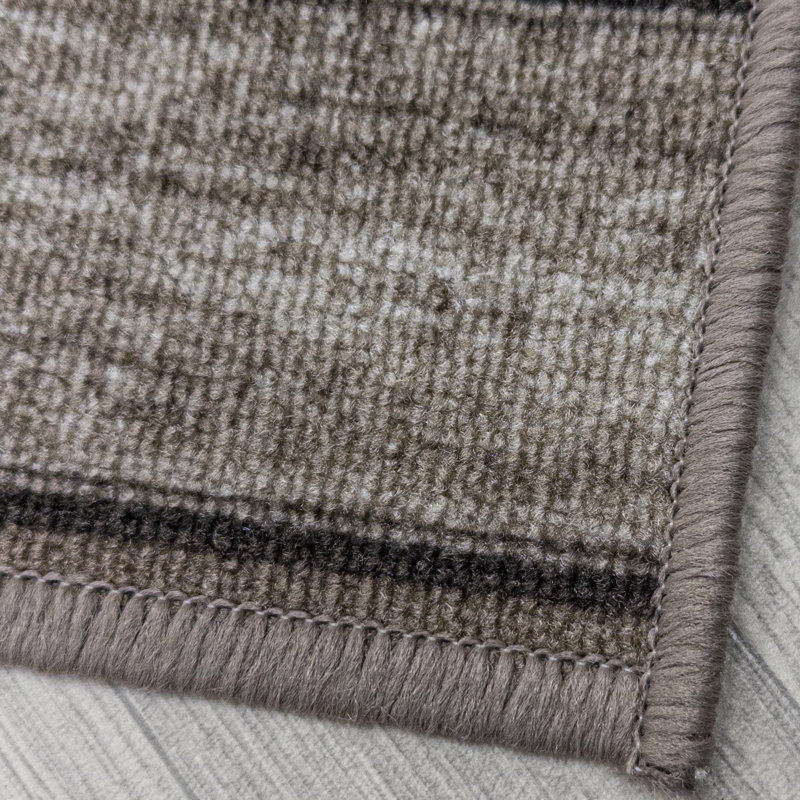 Runner Abstract Looped / Hooked Area Rug, Runner 66 x 210 cm