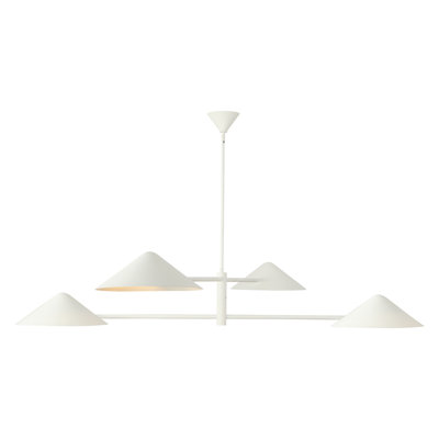 Lustre Ashford 58 po blanc antique