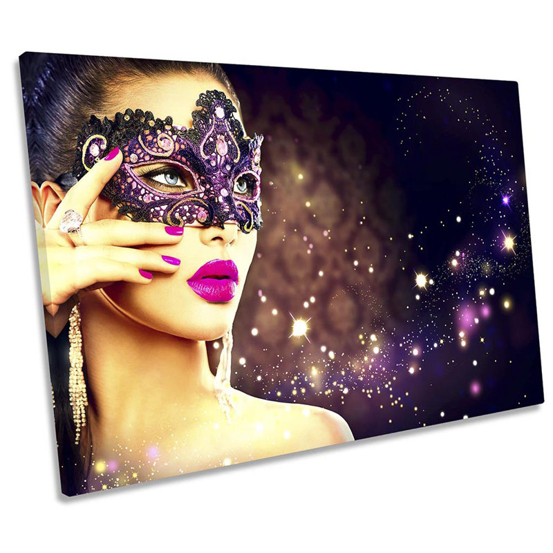 Majestic Beauty Salon Makeup - Wrapped Canvas Print, 61cm H x 91.4cm W x 4cm D