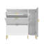 Armoire à chaussures avec tiroirs et tablettes rabattables (blanc)-892268737
