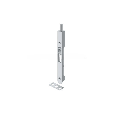 Deltana 7FBR26 7" Flush Bolt; Heavy Duty; Bright Chrome Finish