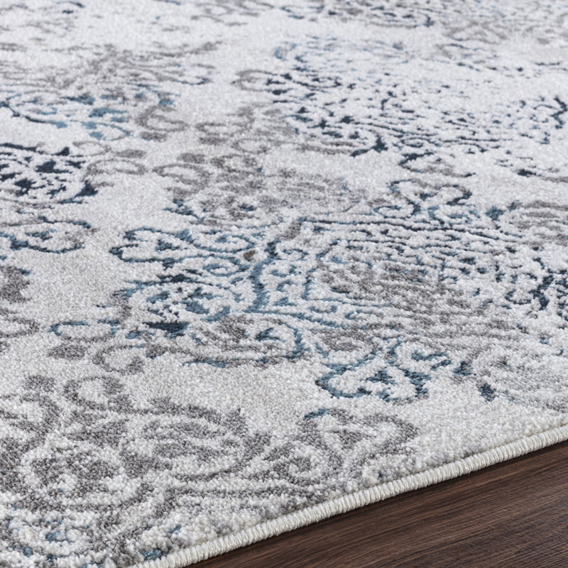 Putnam Damask Area Rug, Rectangle 120 x 170cm