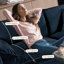 Fauteuil surdimensionné simple de 41,73 po avec 1 coussin décoratif, tissu chenille-1710326990