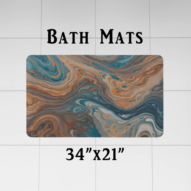 Rideau de douche avec tapis de bain SH01238, H 83 po x l 70 po