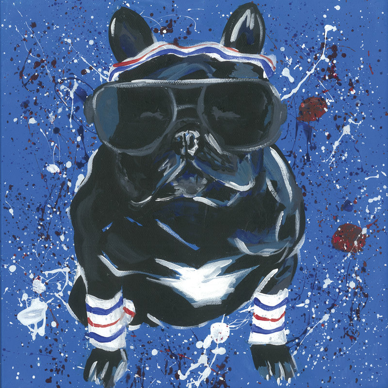 Dapper Animal III by Jennifer Rutledge - Wrapped Canvas Painting, 91cm H x 91cm W