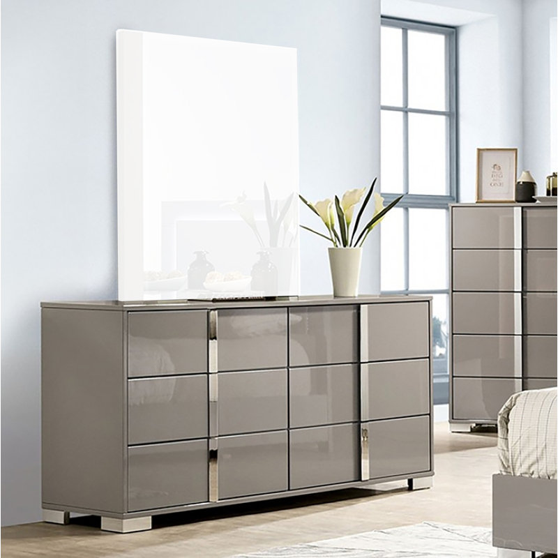 Brodyn 6 Drawer Dresser, Beige