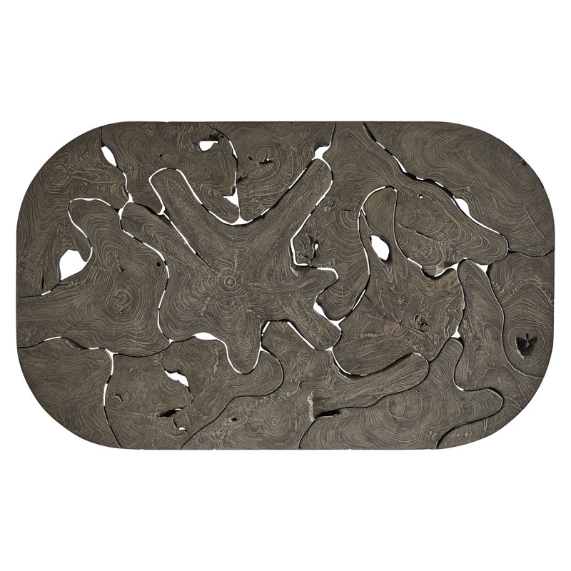 Trinidad Outdoor Oval Teak Coffee Table