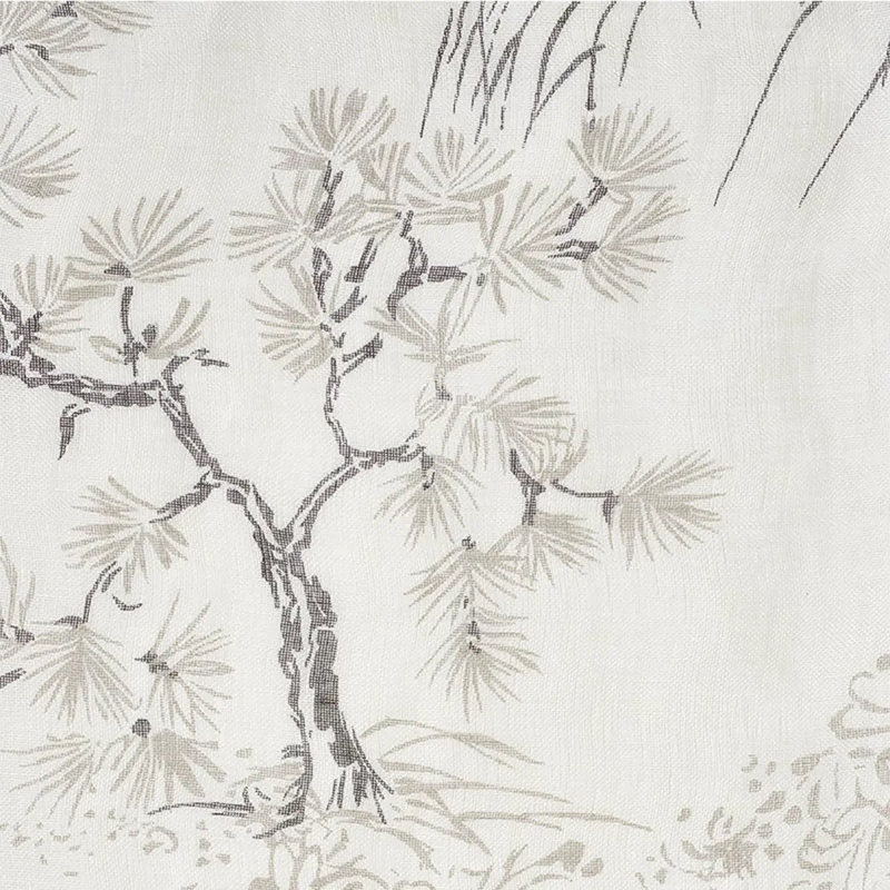 Mori Sheer Fabric, Taupe/Tan