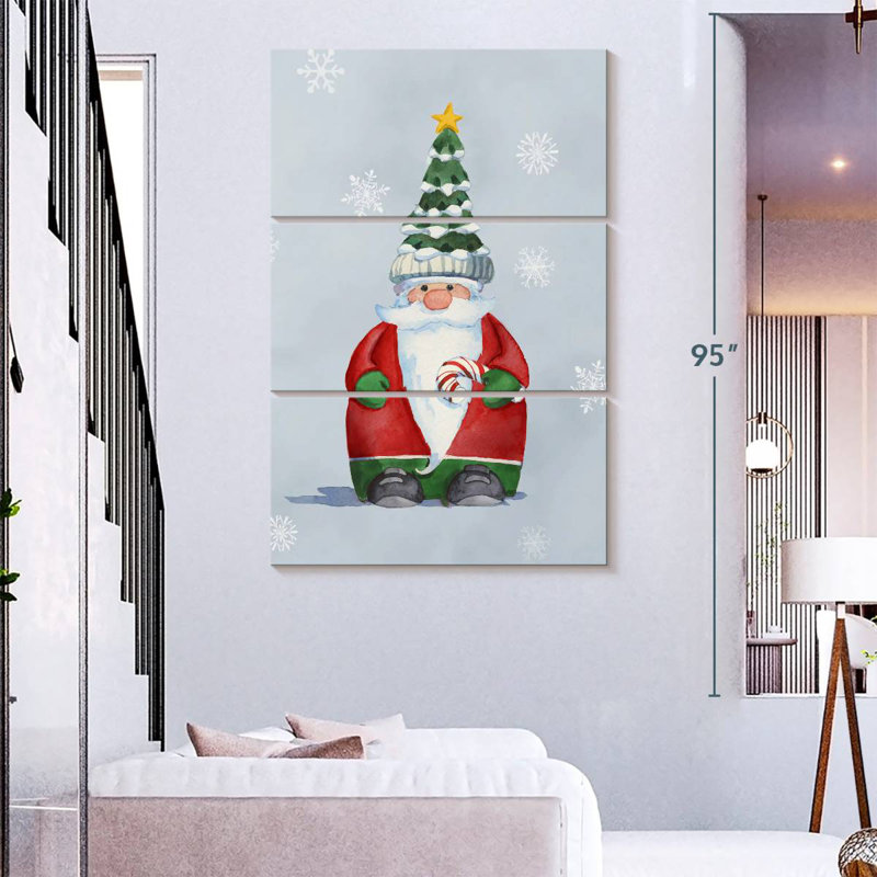 Lelend Christmas Gnome I, 74" H x 48" W