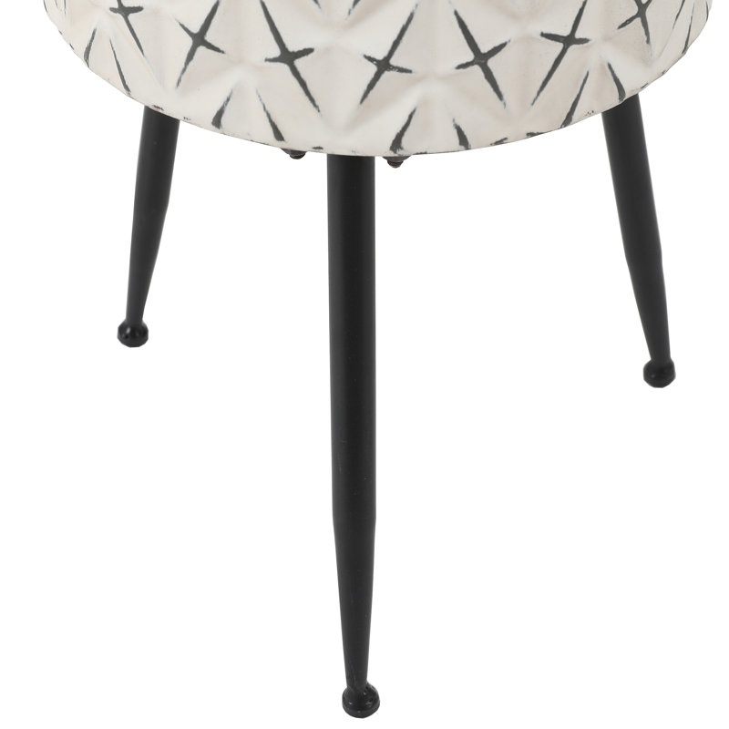 3-Piece Handmade Round Metal Modern Pot Planter Set