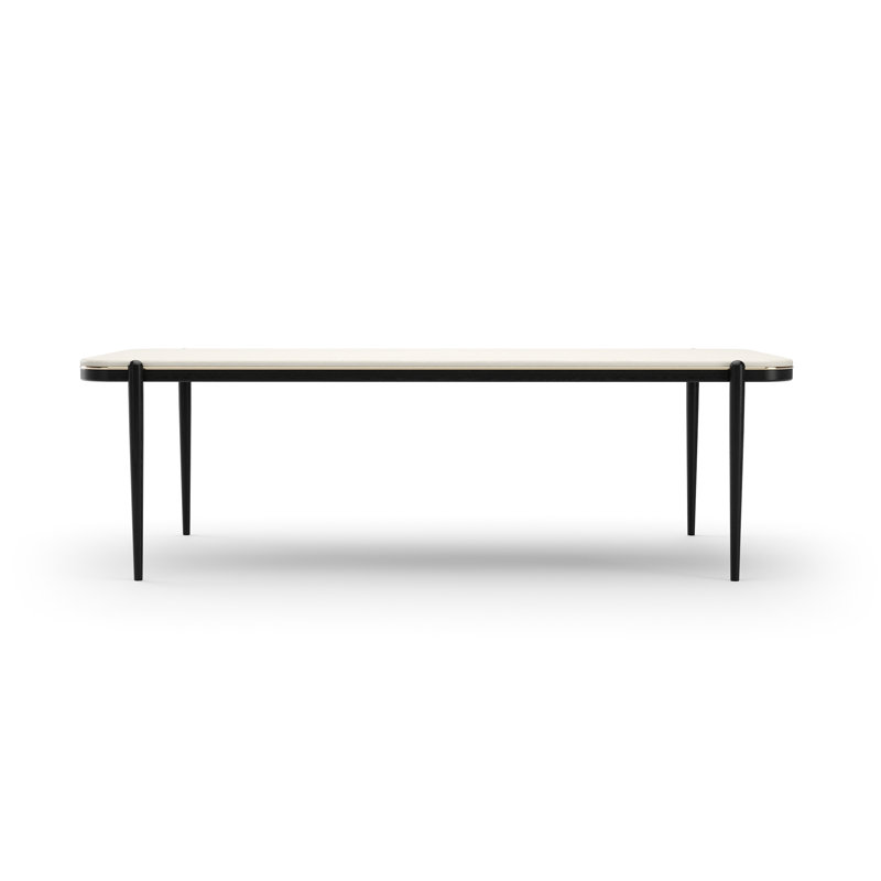 Oak Dining Table, White