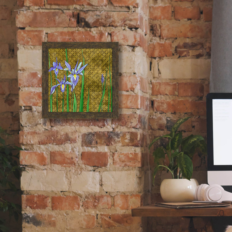 «Exotic Garden 4» par Chariklia Zarris, art mural sur toile, 12 po x 12 po