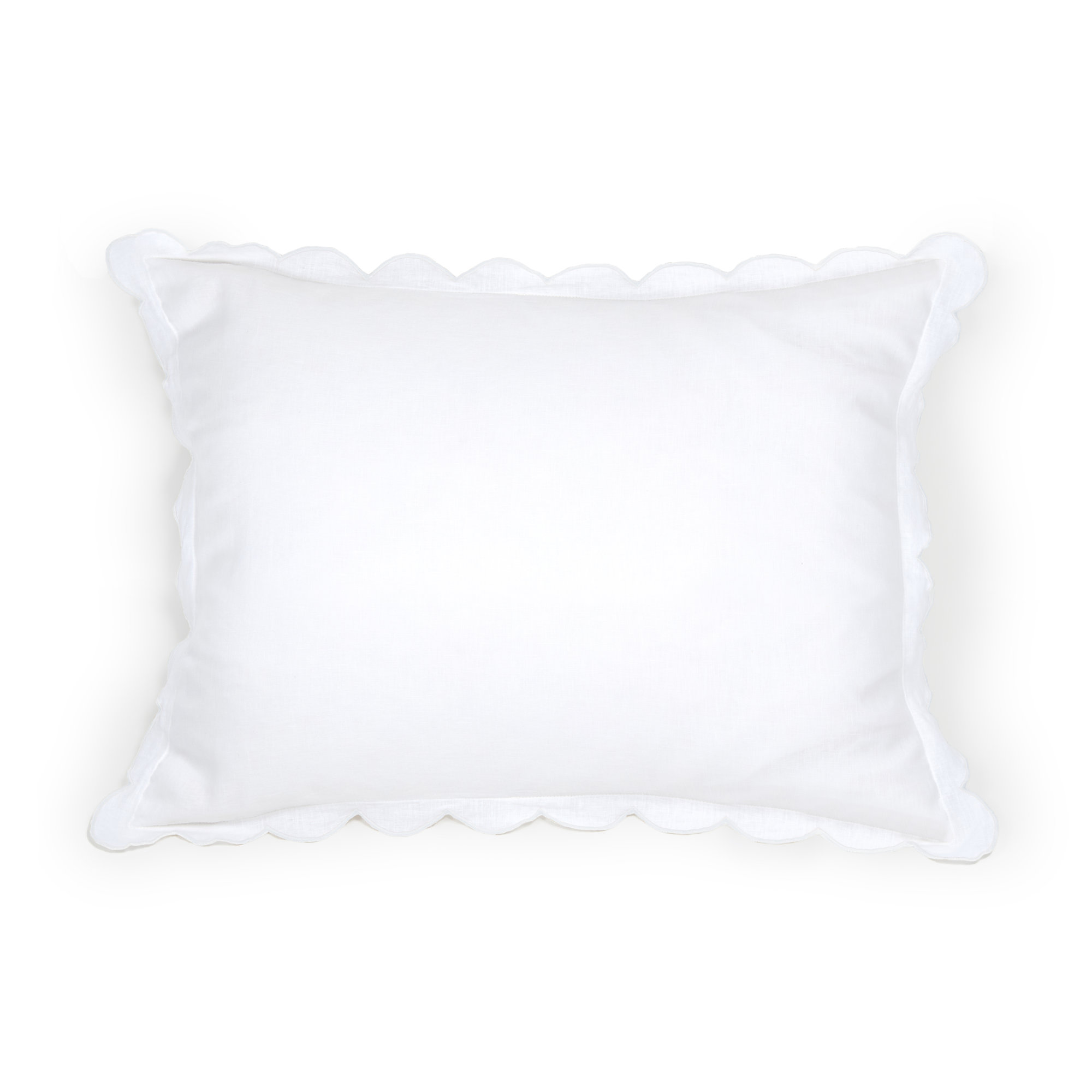 Kelly Linen Sham, King, White