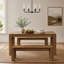 55" Dining Table Set,  Wooden Kitchen Table for 4-6 with 2 Benches-949391135