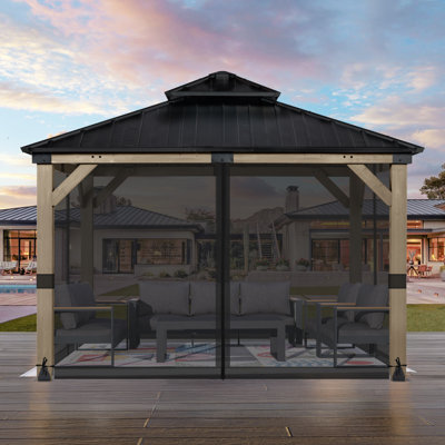 Moustiquaire pour pavillon de jardin Aoodor