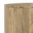 Millbury 36"W Solid Mango Wood Contemporary Round Drum Coffee Table, Fully Assembled-2144552605