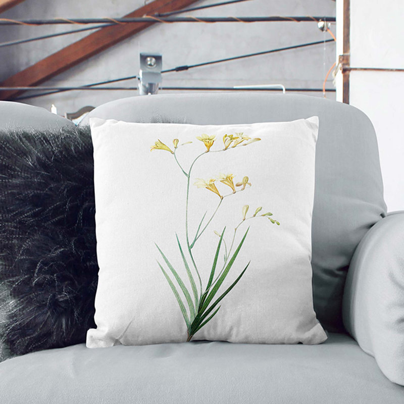 Square Throw Cushion, 40cm H x 40cm W x 15cm D