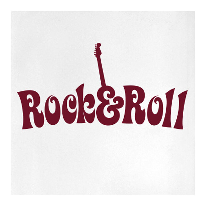 Entertainment Wall Decal, Burgundy
