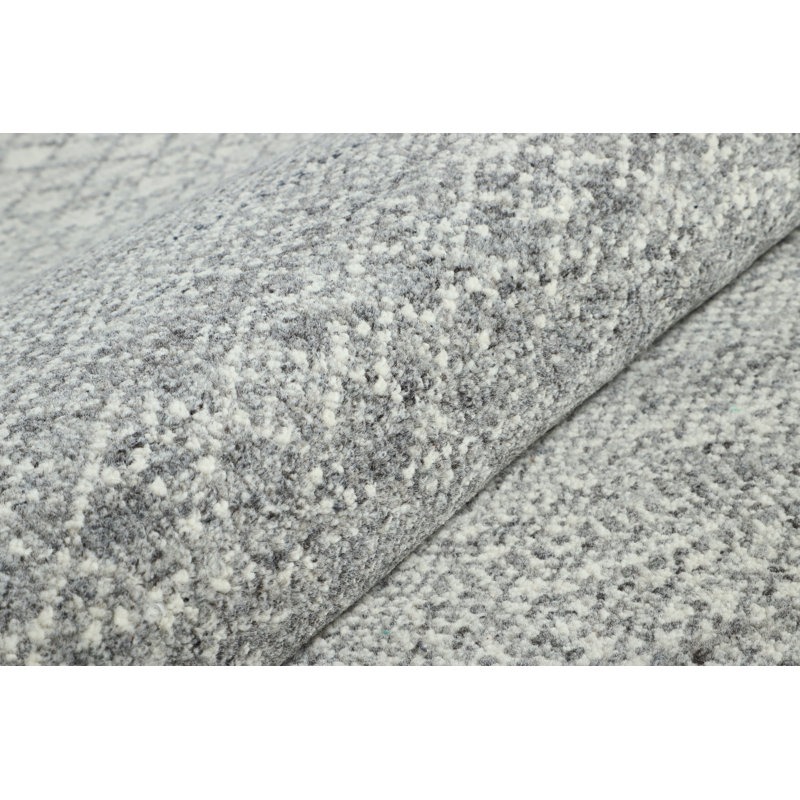 South Sea Wool Geometric Area Rug, Runner 2'7" x 12'1"