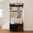 Hall Tree With 2 Movable Drawers, Shoe Storage, Shelves And Garment Racks, 5-In-1 Entryway Bench With 23 Hooks (Fixed And Movable)