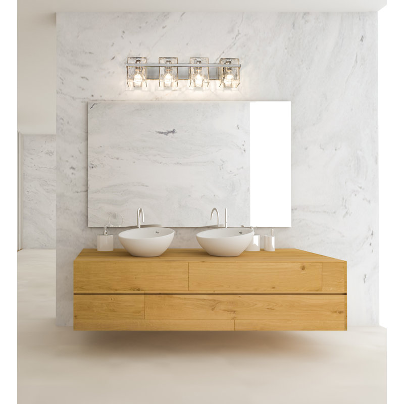 Aryahi 4 - Light Dimmable Vanity Light, Brushed Nickel