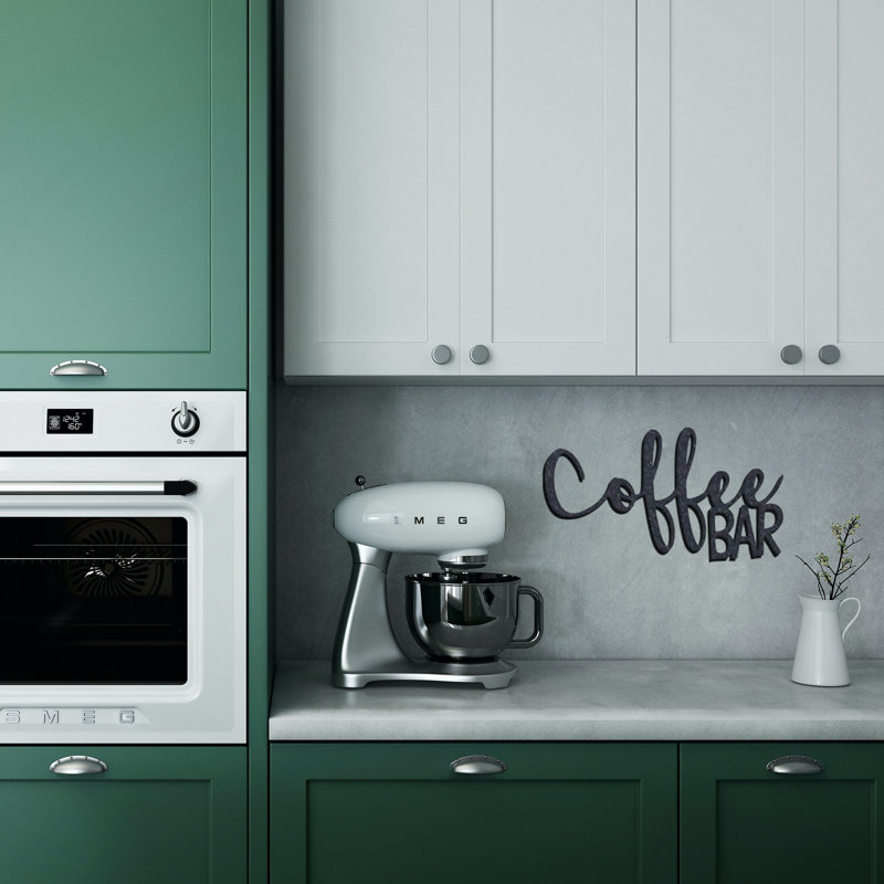 Coffee Bar Wall Décor, Black