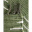 Tapis vert en coton tissé à plat à la main Justice-506833067