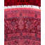 Tapis rouge contemporain en laine noué à la main 8 pi 1 po x 8 pi 3 po Cairns