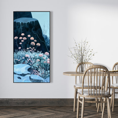 Annual freeze - 24"x48" Framed canvas