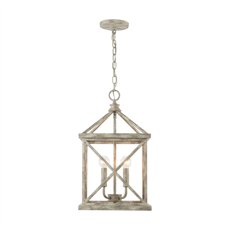  Luminaire suspendu carré 4 lumières