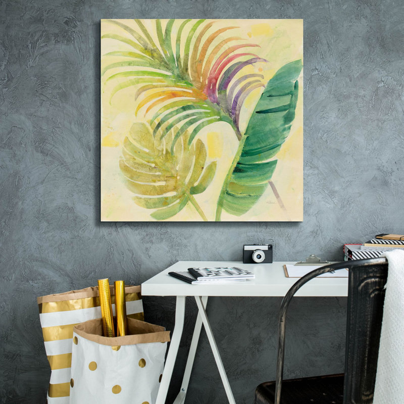 «Tropical Delight 2» par Albena Hristova, art mural sur toile, H 26 po x l 26 po