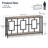 2-Tier Console Table Entryway Table Display Stand with Open Storage