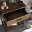 Sylvie 1 Drawer Industrial Console Table with Metal Legs Hallway & Living Room Furniture-1311970432