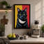 Black Cat Portrait Modern - Wrapped Canvas-1612972512-1612972522