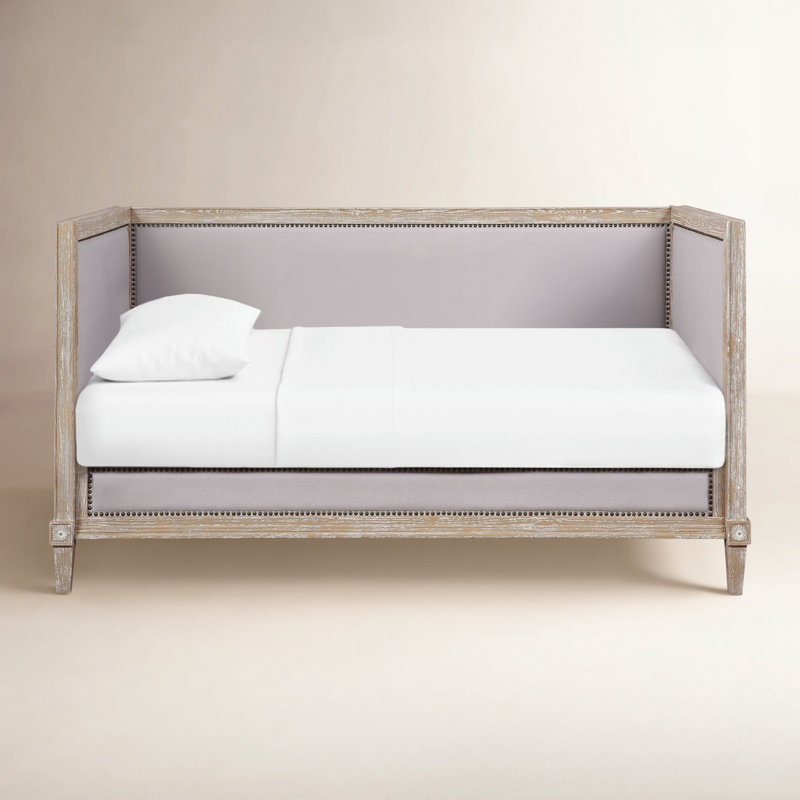 Veasey Balcorne Twin Daybed, Beige/Weathered Oak