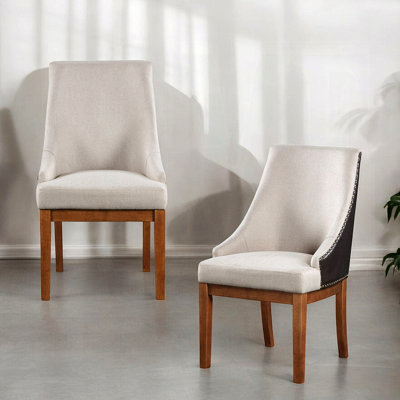 Ensemble de 2 chaises rembourrées Traditional Luxury